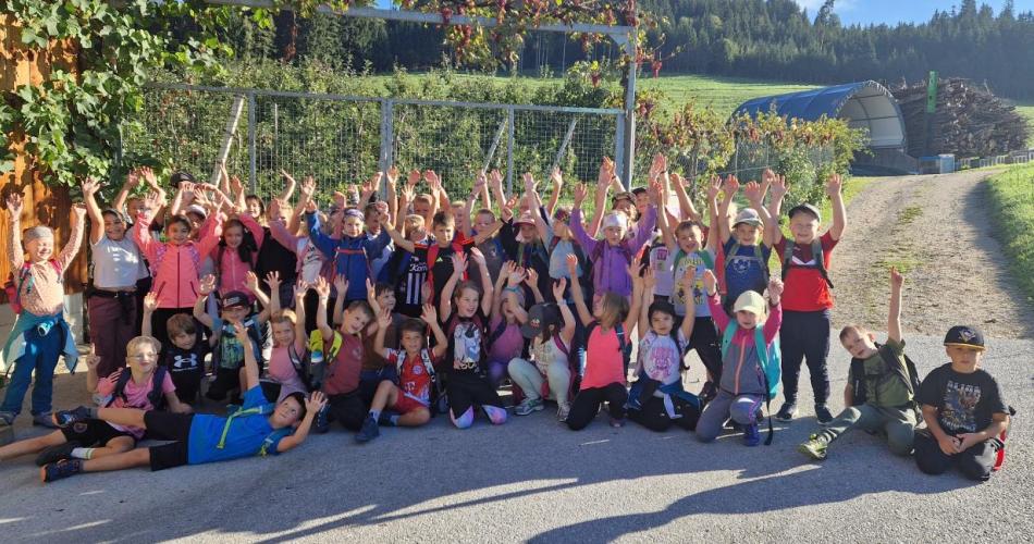 Beim Wandertag