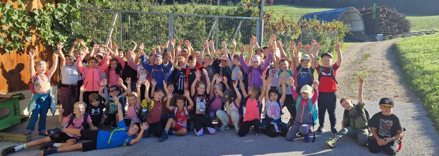 Beim Wandertag